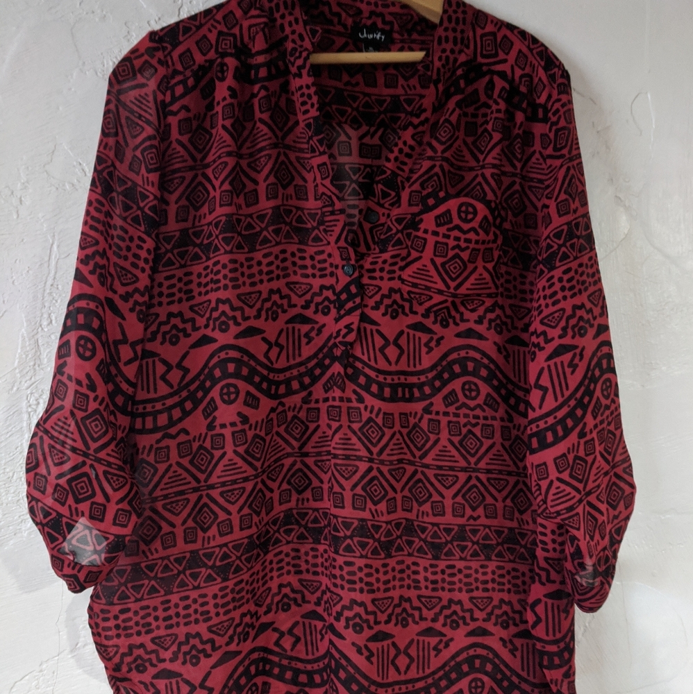 Fun 3/4 sleeve top